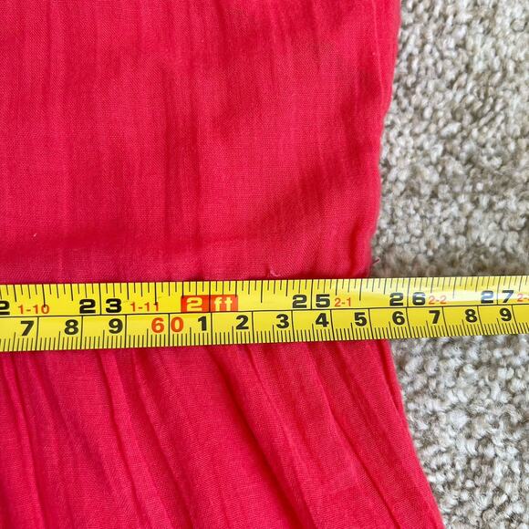 Crown & Ivy Plus Size 2X Flutter Short Sleeves Floral Embroidered Dress Boho - Picture 11 of 12